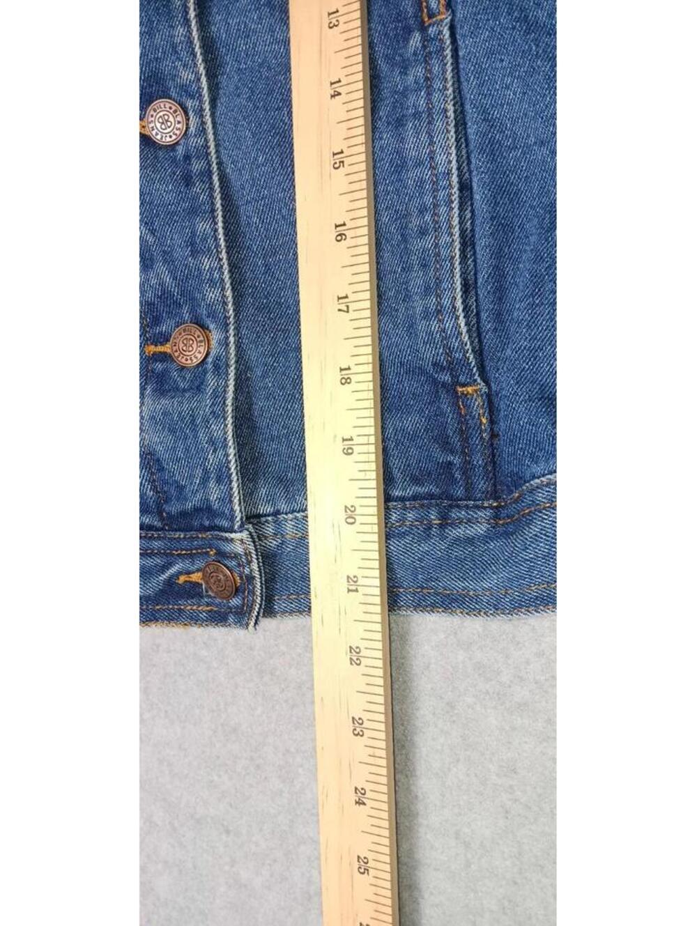 Vintage Y2K Bill Blass Jeanwear Denim Vest Womens Size Small Blue Jean... - Picture 6 of 13